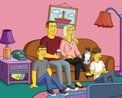 Custom Simpsons Portrait photo review