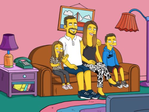 Custom Simpsons Portrait photo review