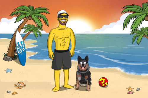 Custom Simpsons Portrait photo review