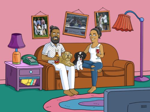 Custom Simpsons Portrait photo review