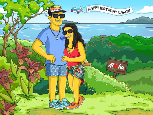 Custom Simpsons Portrait photo review