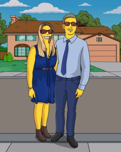 Custom Simpsons Portrait photo review