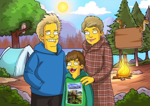 Custom Simpsons Portrait photo review