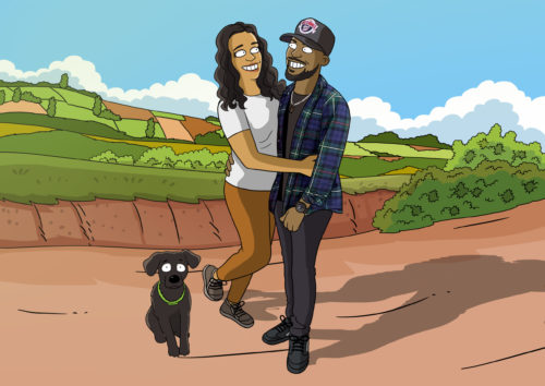 Custom Simpsons Portrait photo review