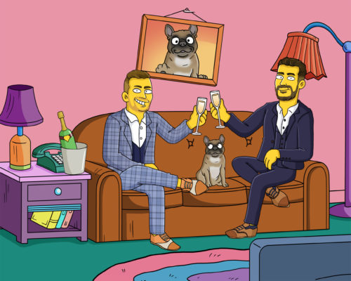 Custom Simpsons Portrait photo review