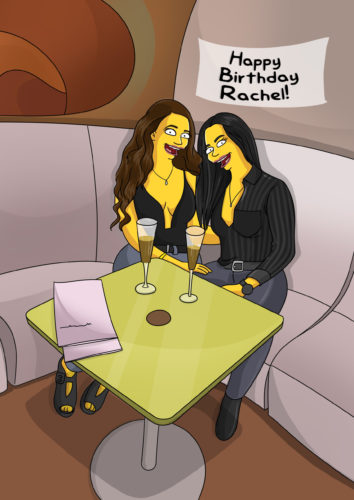 Custom Simpsons Portrait photo review