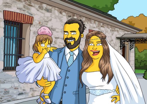 Custom Simpsons Portrait photo review