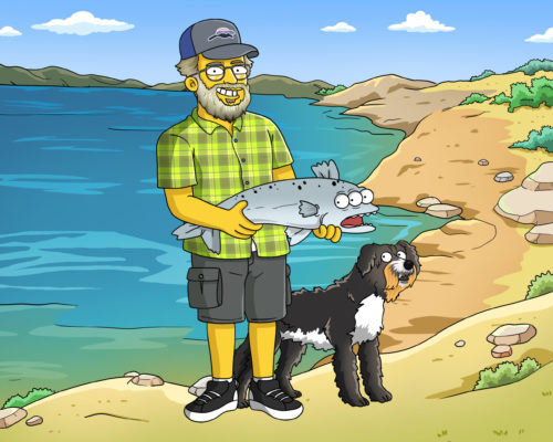 Custom Simpsons Portrait photo review