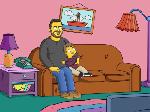 Custom Simpsons Portrait photo review