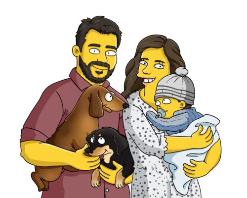 Custom Simpsons Portrait photo review