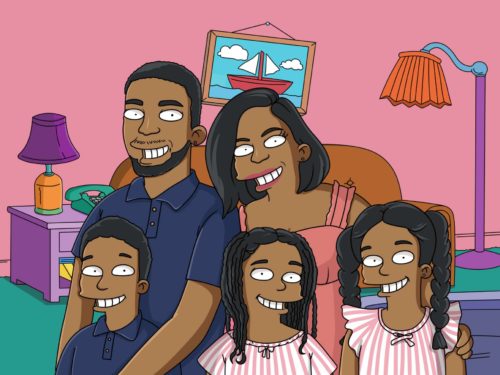 Custom Simpsons Portrait photo review