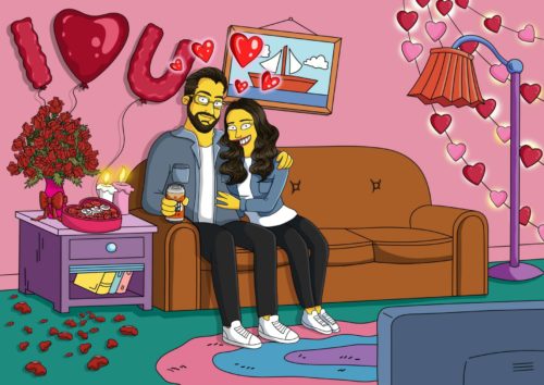 Custom Simpsons Portrait photo review