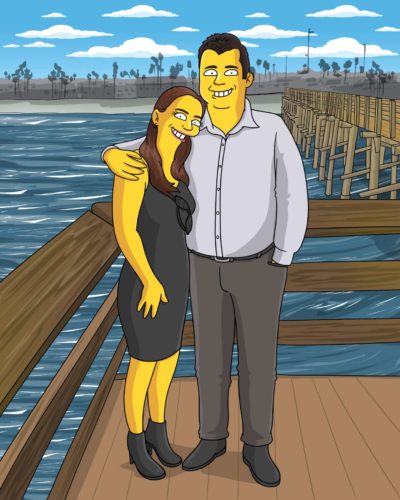 Custom Simpsons Portrait photo review
