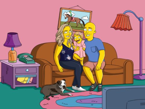 Custom Simpsons Portrait photo review