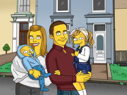 Custom Simpsons Portrait photo review