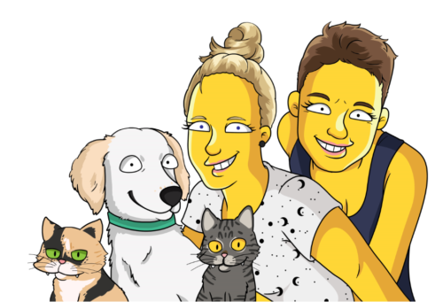 Custom Simpsons Portrait photo review