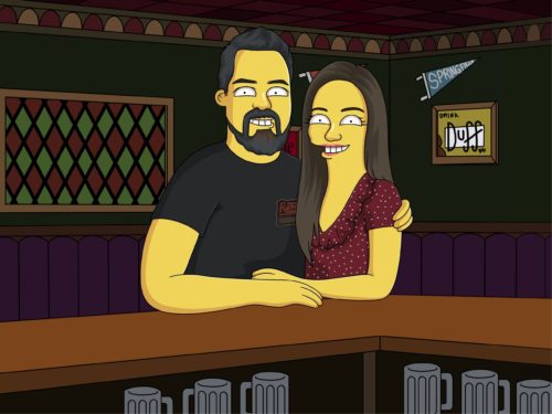 Custom Simpsons Portrait photo review
