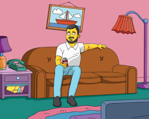 Custom Simpsons Portrait photo review