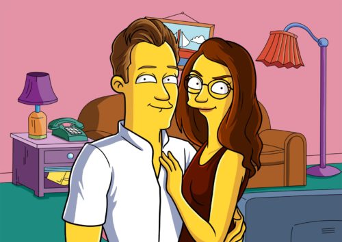 Custom Simpsons Portrait photo review