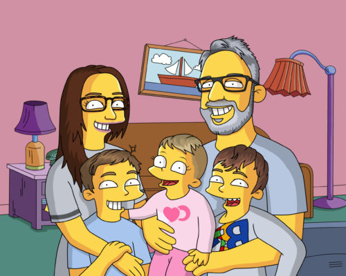 Custom Simpsons Portrait photo review