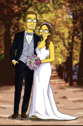 Custom Simpsons Portrait photo review