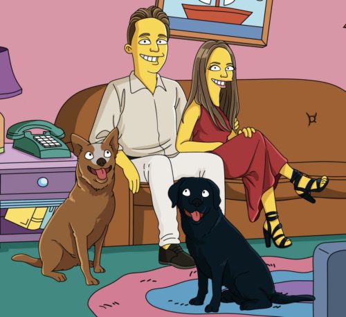 Custom Simpsons Portrait photo review