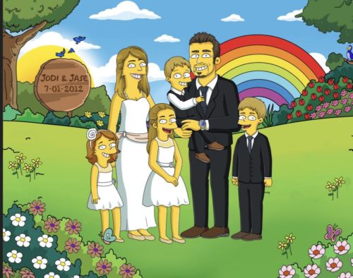 Custom Simpsons Portrait photo review