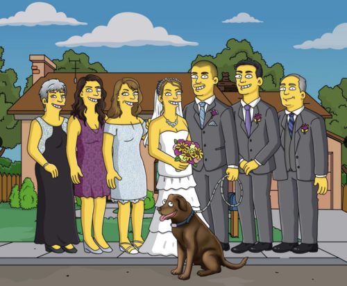 Custom Simpsons Portrait photo review