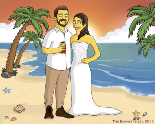 Custom Simpsons Portrait photo review