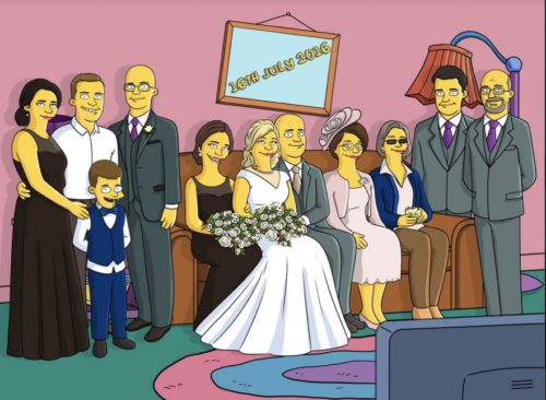 Custom Simpsons Portrait photo review