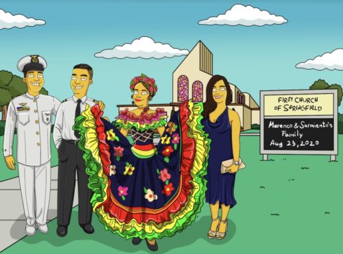 Custom Simpsons Portrait photo review