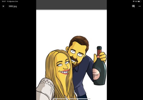 Custom Simpsons Portrait photo review