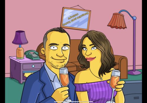 Custom Simpsons Portrait photo review