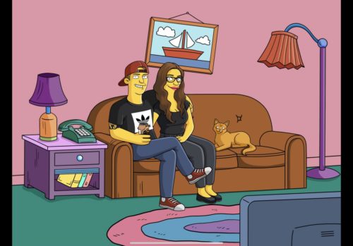 Custom Simpsons Portrait photo review