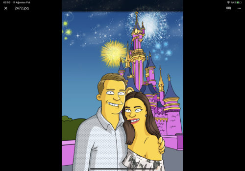 Custom Simpsons Portrait photo review