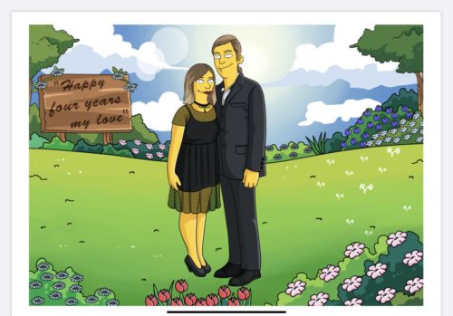 Custom Simpsons Portrait photo review