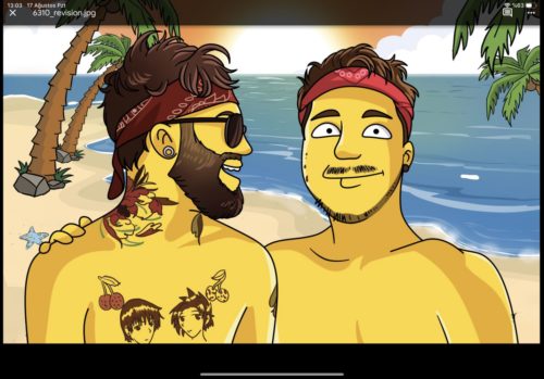 Custom Simpsons Portrait photo review