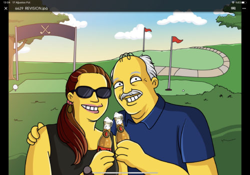 Custom Simpsons Portrait photo review