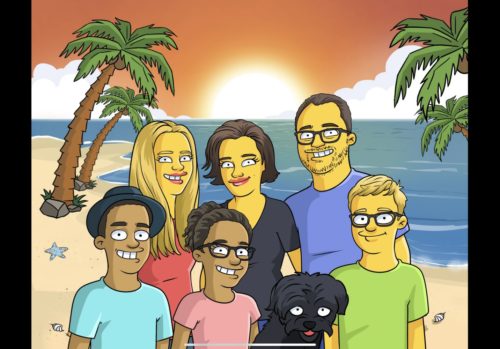 Custom Simpsons Portrait photo review