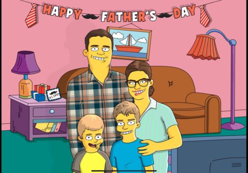 Custom Simpsons Portrait photo review