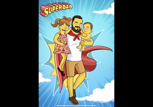 Custom Simpsons Portrait photo review