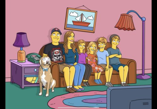 Custom Simpsons Portrait photo review