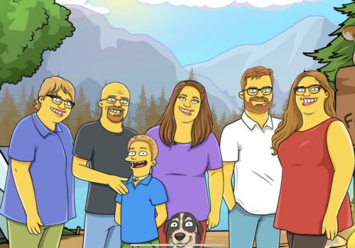 Custom Simpsons Portrait photo review