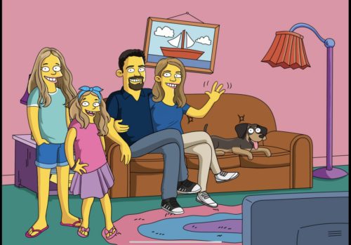 Custom Simpsons Portrait photo review