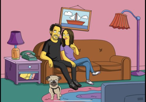 Custom Simpsons Portrait photo review