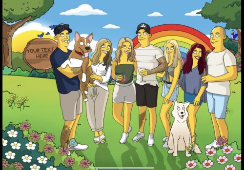 Custom Simpsons Portrait photo review