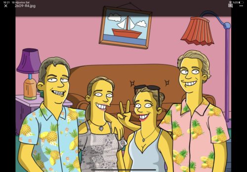 Custom Simpsons Portrait photo review
