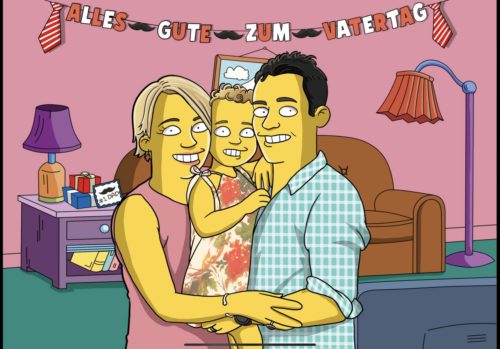 Custom Simpsons Portrait photo review