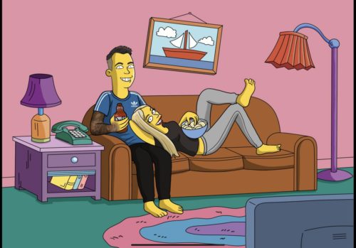 Custom Simpsons Portrait photo review