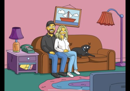 Custom Simpsons Portrait photo review